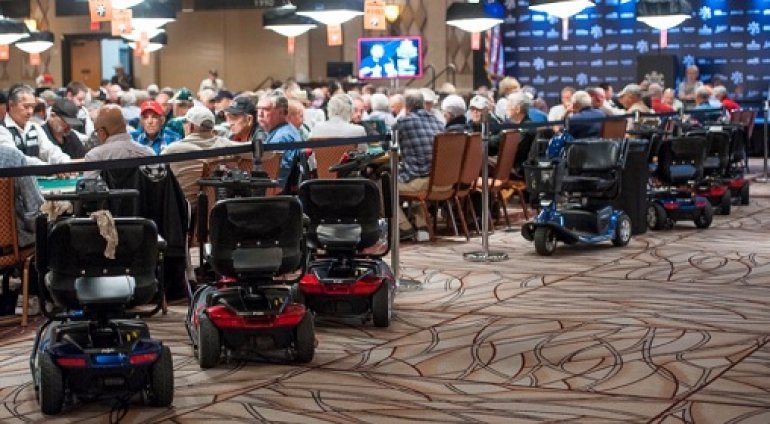 scooters at WSOP2017 Super Seniors